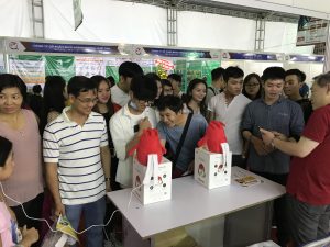 チャーピーがベトナム カントーでの 第3回越日経済・文化交流祭に出展